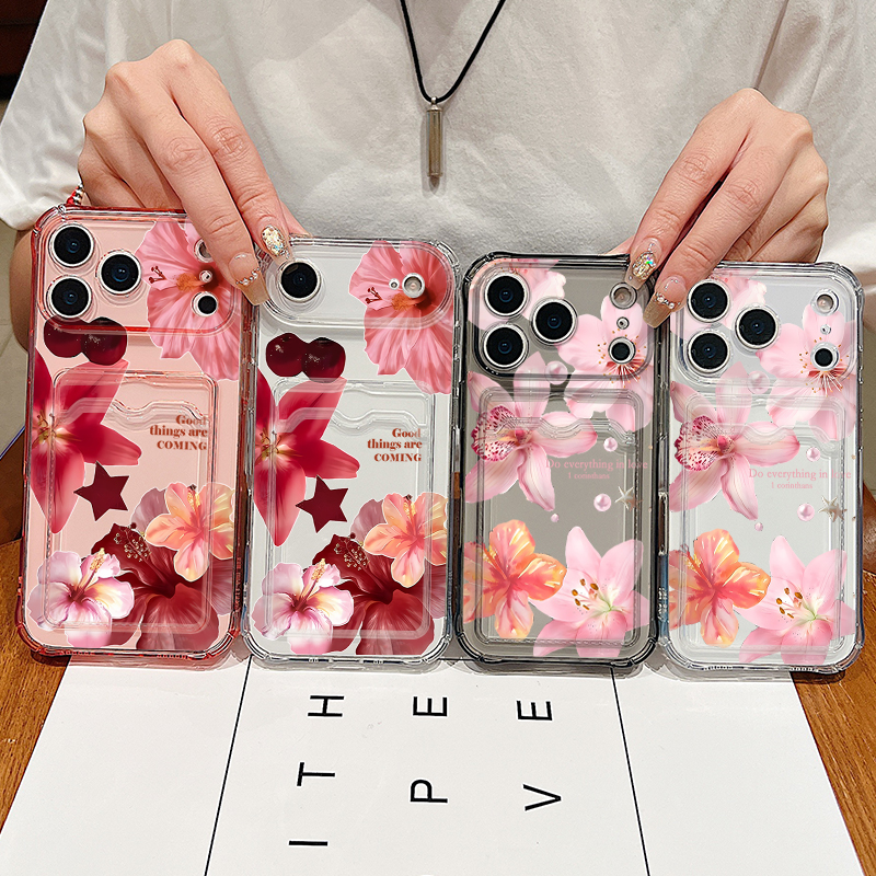 Card Slot Bag Clear Phone Case - Phone Cases With Card Holder บทวิจารณ์และราคา