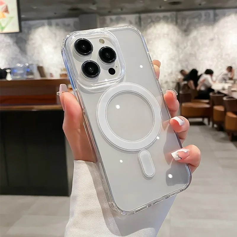 Transparent For Magesafe Magne - Phone Cases With Magnet บทวิจารณ์และราคา
