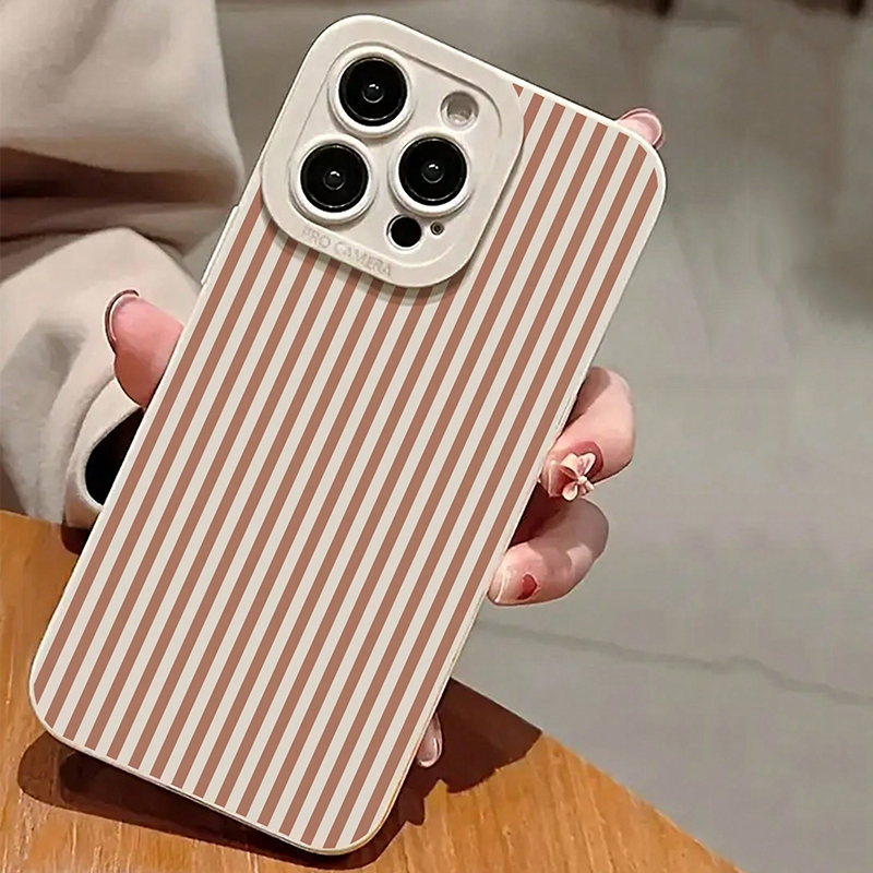 Pink Striped Painted Anti-Drop - Phone Cases Xr บทวิจารณ์และราคา