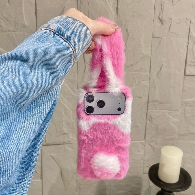 Cute Rabbit Design Fluffy Phon - Phone Cases 13 บทวิจารณ์และราคา