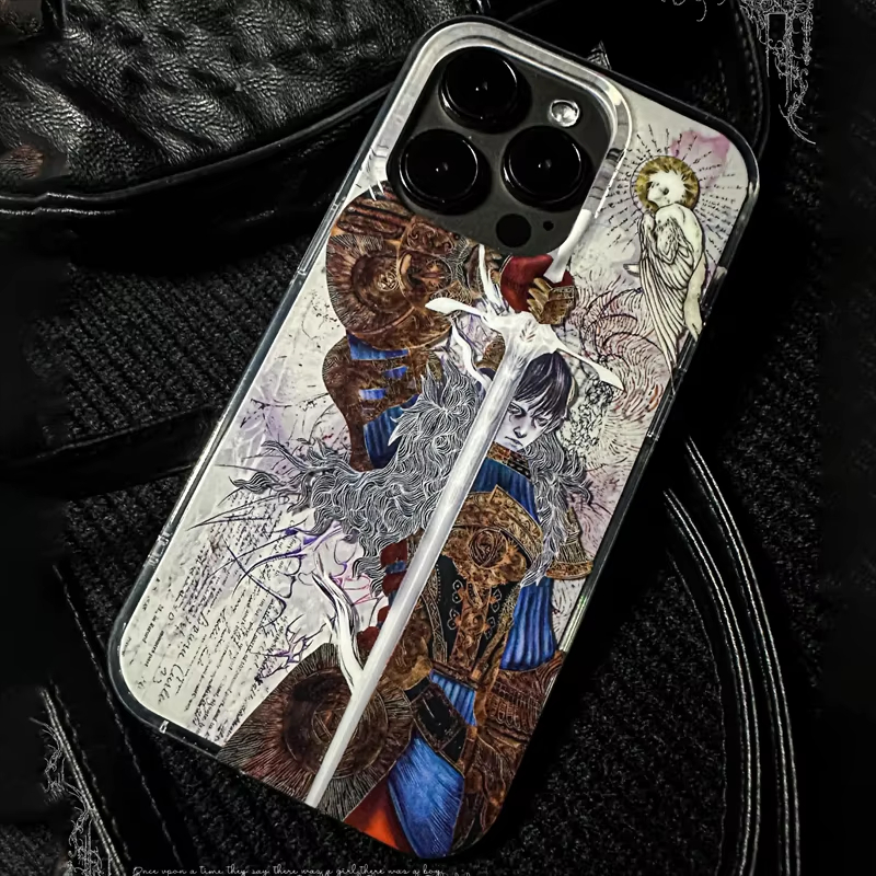 Retro Angel Cross European Kni - Phone Cases Men บทวิจารณ์และราคา