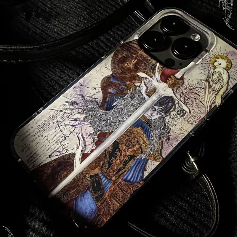 Retro Angel Cross European Kni - Phone Cases Men บทวิจารณ์และราคา