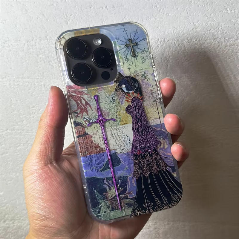 Retro Angel Cross European Kni - Phone Cases Men บทวิจารณ์และราคา