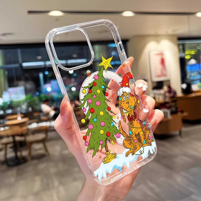 Puppy themed Christmas party C - Clear Magsafe Case บทวิจารณ์และราคา