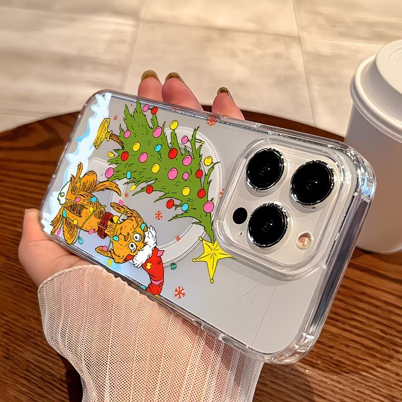 Puppy themed Christmas party C - Clear Magsafe Case บทวิจารณ์และราคา