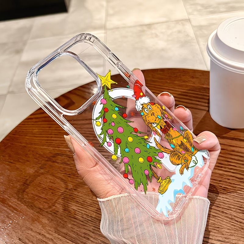 Puppy themed Christmas party C - Clear Magsafe Case บทวิจารณ์และราคา