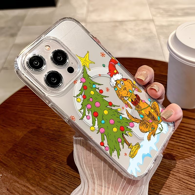 Puppy themed Christmas party C - Clear Magsafe Case บทวิจารณ์และราคา