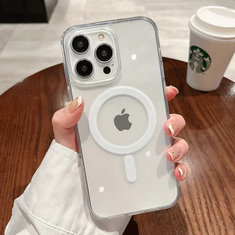 Wireless Charge Phone Case For - Clear Magsafe Case บทวิจารณ์และราคา
