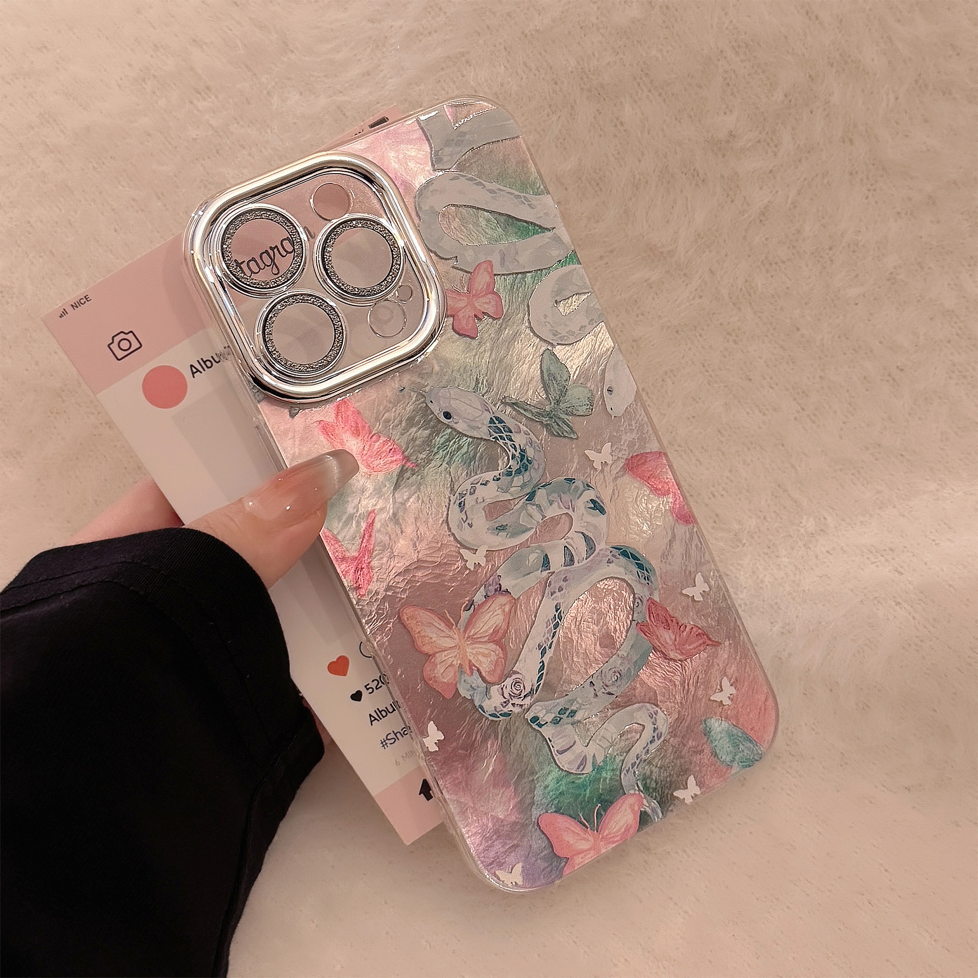 Luxury Snake Butterfly Iridesc - Phone Cases Ysl บทวิจารณ์และราคา